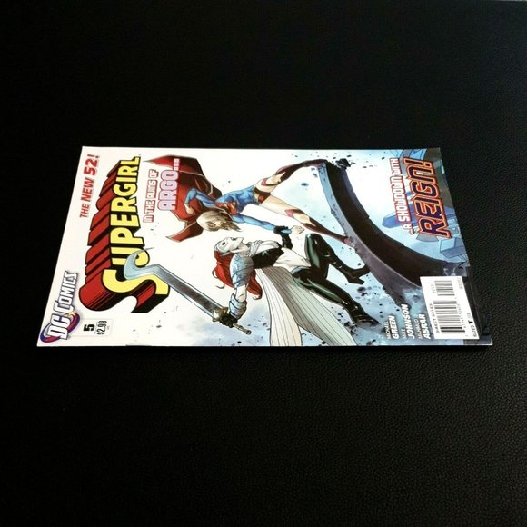 DC Comics Supergirl 5 Argo Reign New 52 Green Johnson Asrar Hero Book 2012 - Picture 12 of 12